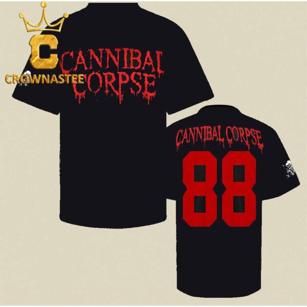 Cannibal Corpse Band Logo Football 88 All Over Print Jersey