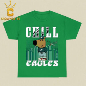 Chill Guy x Philadelphia Eagles NFL Classic T-Shirt Hoodie Sweater