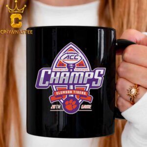 Clemson Tigers 2024 ACC Football Conference Champions Ceramic Mug Cup