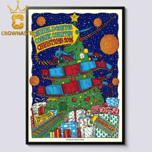 Daniel Donato Cosmic Country Christmas Holiday 2024 Brooklyn Bowl Nashville Tennessee On December 13th 14th Home Decor Poster Canvas