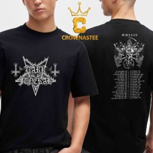 Dark Funeral North American 2024 Tour Dates Schedule Two Sided T Shirt