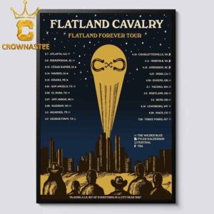 Flatland Cavalry Flatland Forever 2025 Tour Dates Schedule Home Decor Poster Canvas