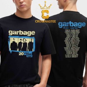 Garbage Band 20 Years Queer Tour Dates Two Sided T-Shirt