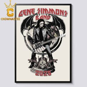 Gene Simmons Band Spring 2025 Shows On April 28th Home Decor Poster Canvas