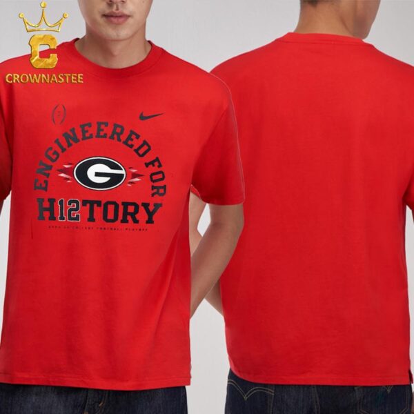 Georgia Bulldogs 2024 College Football Playoff Engineered For History Classic T-Shirt