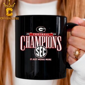 Georgia Bulldogs 2024 SEC Football Conference Champions Ceramic Mug Cup