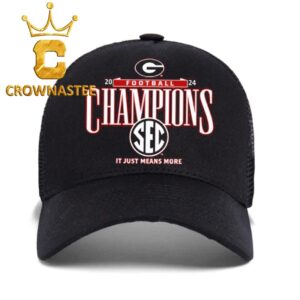 Georgia Bulldogs 2024 SEC Football Conference Champions It Just Means More Classic Hat Cap