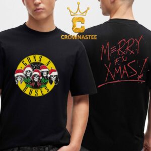 Guns N Roses Merry Xmas Holiday Christmas Two Sided T-Shirt