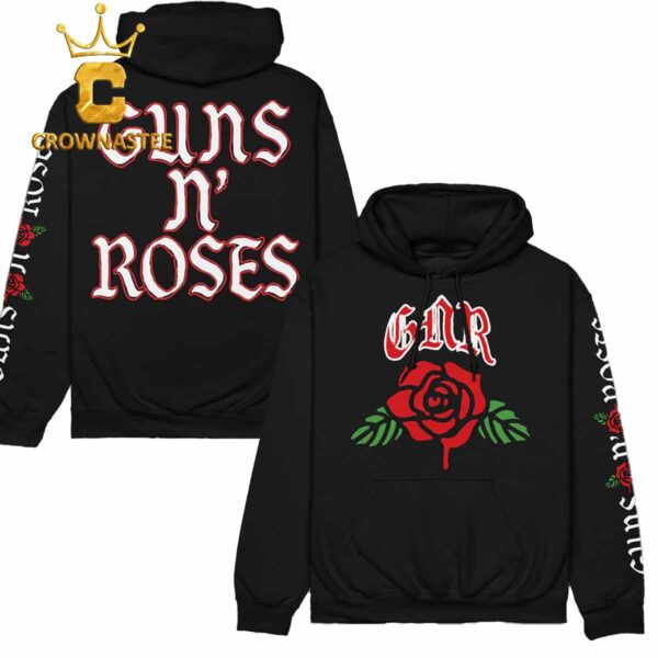 Guns N Roses Rose All Over Print Hoodie