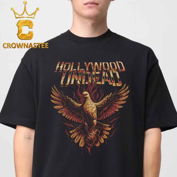 Hollywood Undead Band Bird Flames Classic T-Shirt