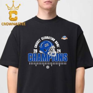 Jackson State Tigers Football Champions Of Cricket Celebration Bowl 2024 Helmet Unisex T-Shirt Hoodie Sweater