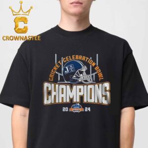 Jackson State Tigers Football Champions Of Cricket Celebration Bowl 2024 Helmet Classic T-Shirt Hoodie Sweater