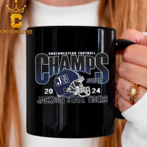 Jackson State Tigers Football SWAC Southwestern Athletic Conference Champions 2024 Ceramic Mug Cup