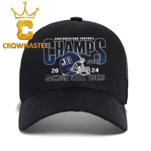 Jackson State Tigers Football SWAC Southwestern Athletic Conference Champions 2024 Classic Hat Cap