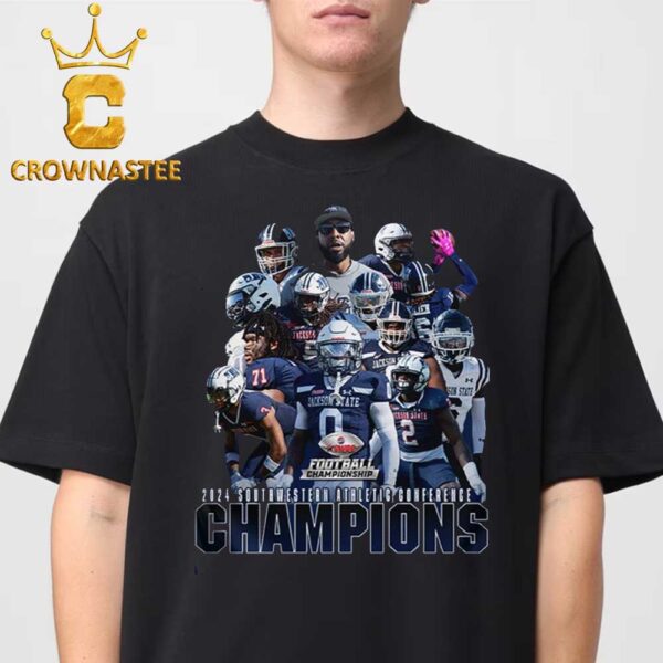 Jackson State Tigers Football SWAC Southwestern Athletic Conference Champions 2024 Classic T-Shirt