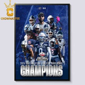 Jackson State Tigers Football SWAC Southwestern Athletic Conference Champions 2024 Home Decor Poster Canvas