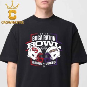 James Madison Dukes vs Western Kentucky Hilltoppers Football 2024 Head To Head Boca Raton Bowl Fau Stadium Classic T-Shirt Hoodie Sweater