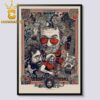 Jerry Garcia Grateful Dead Illustrative Legend Honoring A Music Legend 2024 Home Decor Poster Canvas