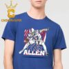 Josh Allen Buffalo Bills Dashing Through The Snow Christmas Ugly T-Shirt Hoodie Sweater