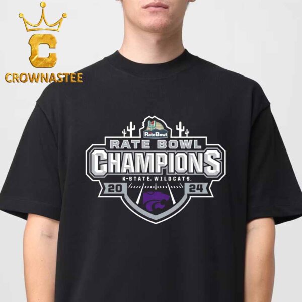 Kansas State Football 2024 Rate Bowl Champions Classic T-Shirt