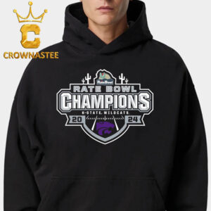 Kansas State Football 2024 Rate Bowl Champions Unisex Hoodie Sweater Long Sleeve