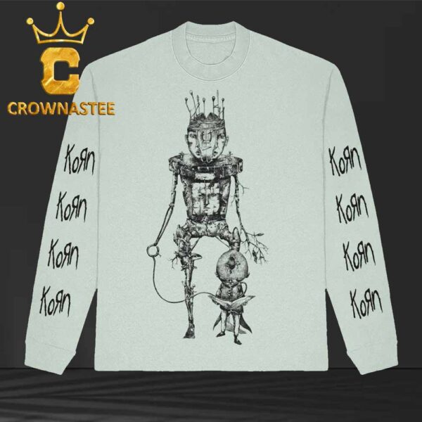 Korn Untitled All Over Print Long Sleeve Sweater