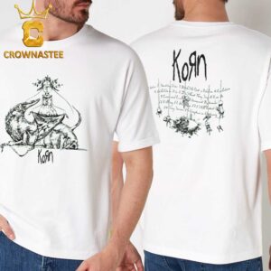 Korn Untitled Tracklist Two Sided T-Shirt