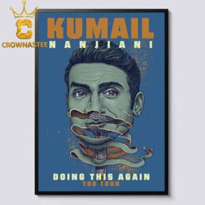 Kumail Nanjiani Doing This Again The Tour 2024 Home Decor Poster Canvas