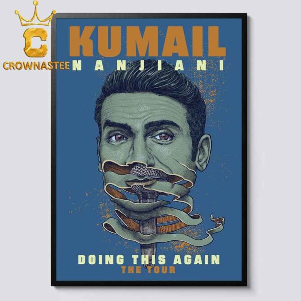 Kumail Nanjiani Doing This Again The Tour 2024 Home Decor Poster Canvas