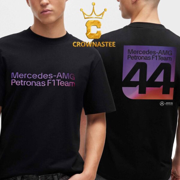 Lewis Hamilton Austin Mercedes AMG PETRONAS F1 Team Two Sided T-Shirt