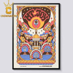 MT Joy Band Philadelphia PA 2025 TD Pavilion At The Mann On September 26th 27th Home Decor Poster Canvas