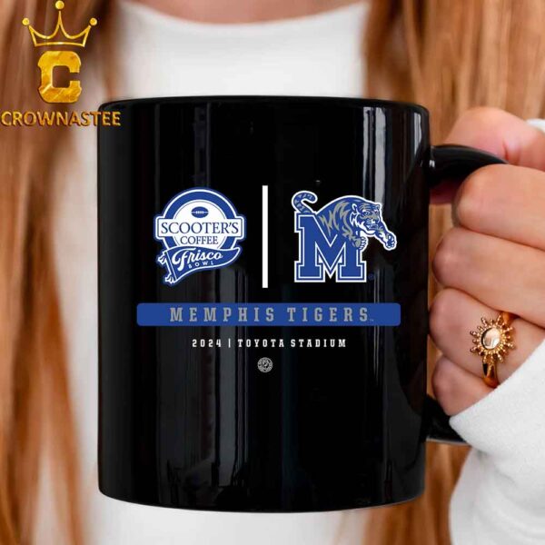 Memphis Tigers Football 2024 Scooters Coffee Frisco Bowl Toyota Stadium Ceramic Mug Cup