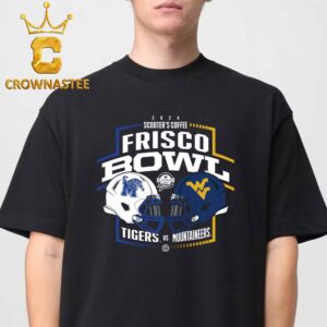 Memphis Tigers vs West Virginia Mountaineers Football 2024 Head To Head Scooters Coffee Frisco Bowl Classic T-Shirt Hoodie Sweater