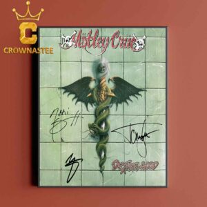 Motley Crue Dr Feelgood 12 Album Cover Signed Home Decor Poster Canvas