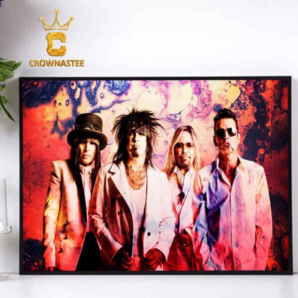 Motley Crue Oil Projection Art Print Home Decor Poster Canvas