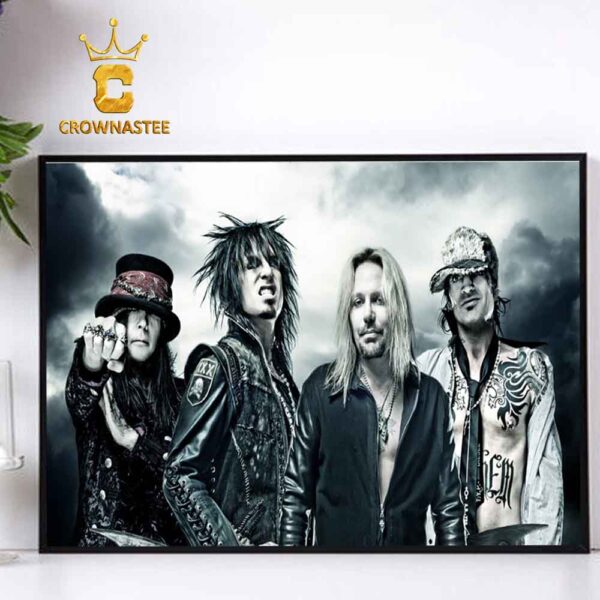 Motley Crue Saint Metallic Art Print Home Decor Poster Canvas