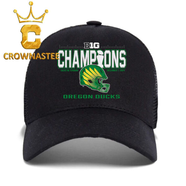 Oregon Ducks Football Big Ten Champions 2024 Classic Hat Cap