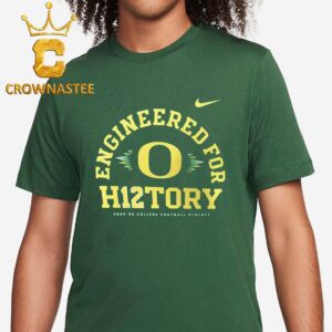 Oregon Football College Football Playoff 2025 Oregon Nike Playoff Bound Engineered For History Limited T-Shirt Hoodie