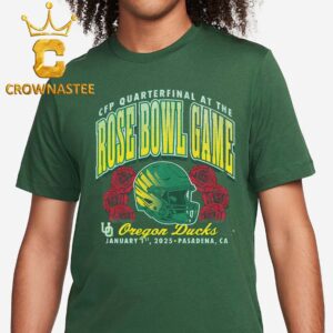 Oregon Football College Football Playoff 2025 Rose Bowl Game Bound T-Shirt