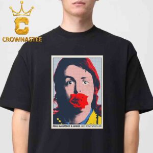 Paul McCartney And Wings Red Rose Speedway Pixel Photo Classic T-Shirt