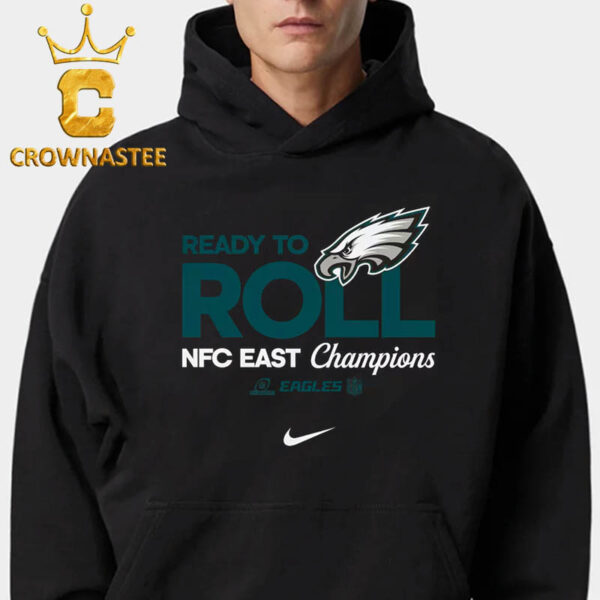 Philadelphia Eagles 2024 NFC East Champions Ready To Roll Unisex Hoodie