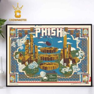 Phish New York City NY Madison Square Garden From December 28th To 31st 2024 Home Decor Poster Canvas