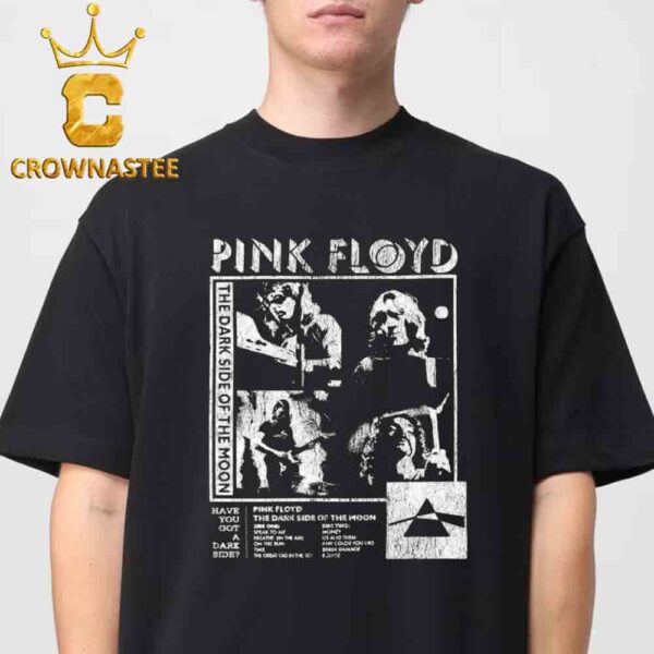 Pink Floyd The Dark Side Of The Moon Tracklist Classic T-Shirt