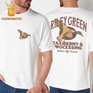 Riley Green Alabama And Tennessee Duck Man Taxidermy And Processing Two Sided T-Shirt