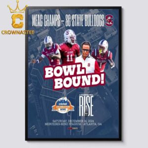 SC State Bulldogs Bowl Bound The Celebration Bowl 2024 Home Decor Poster Canvas