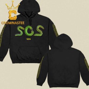 SZA SOS Deluxe Caterpillar All Over Print Hoodie