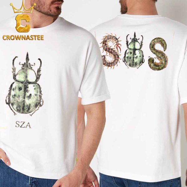 SZA SOS Deluxe Natural Beetle Two Sided T-Shirt