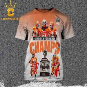 Sam Houston Football 2024 R+L Carriers New Orleans Bowl Champions All Over Print T-Shirt