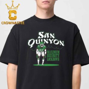 Saquon Barkley Philadelphia Eagles NFL San Quinyon Maximum Sercurity Lockdown Classic T-Shirt Hoodie Sweater