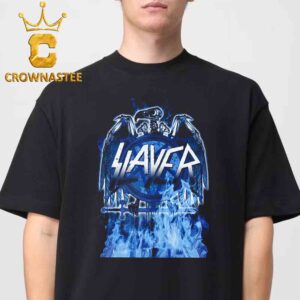 Slayer Blue Flame Eagle Classic T-Shirt